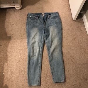 Jcrew toothpick jeans